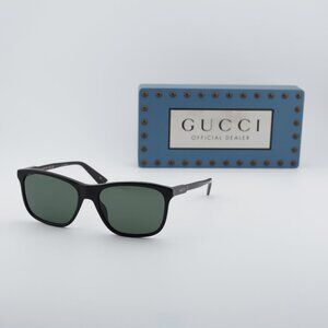 Gucci GG1819S 001 Square Sunglasses - Black\Grey